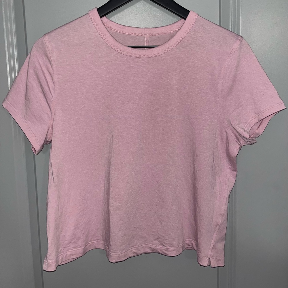 Lululemon cotton from short light pink size 6